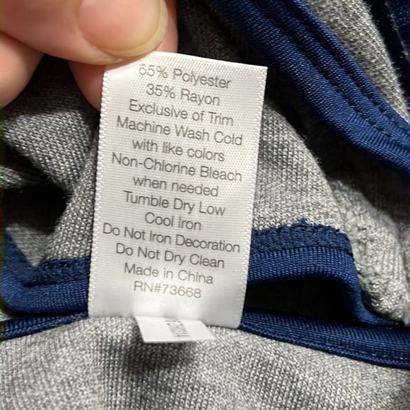 Syracuse University Asymmetrical Zip Gray Hoodie Sweatshirt Sz S/M NWT - Picture 8 of 12